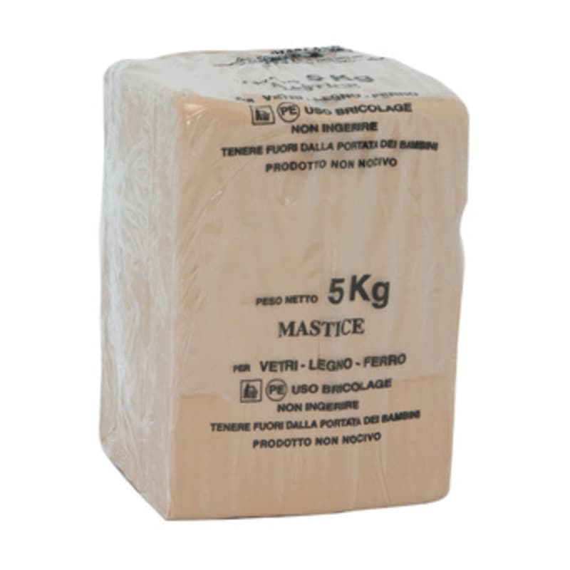 MASTICE PER VETRI BIANCO DA KG.5- 20,0 kg - 2