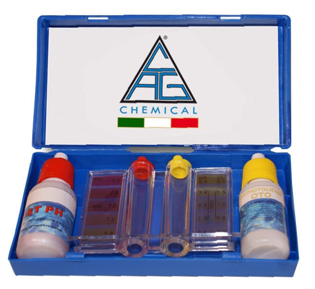 TEST-KIT PER PISCINA (LIQUIDI IN FLACONE)- CAG CHEMICAL- 1,0 pz - 2
