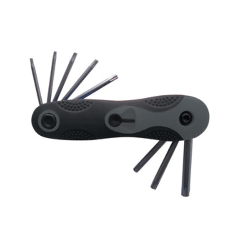 SERIE  8 CHIAVI TORX T9-T40 CROMO VANADIO- CHINA T MAX 6044- 10,0 confezione - 2