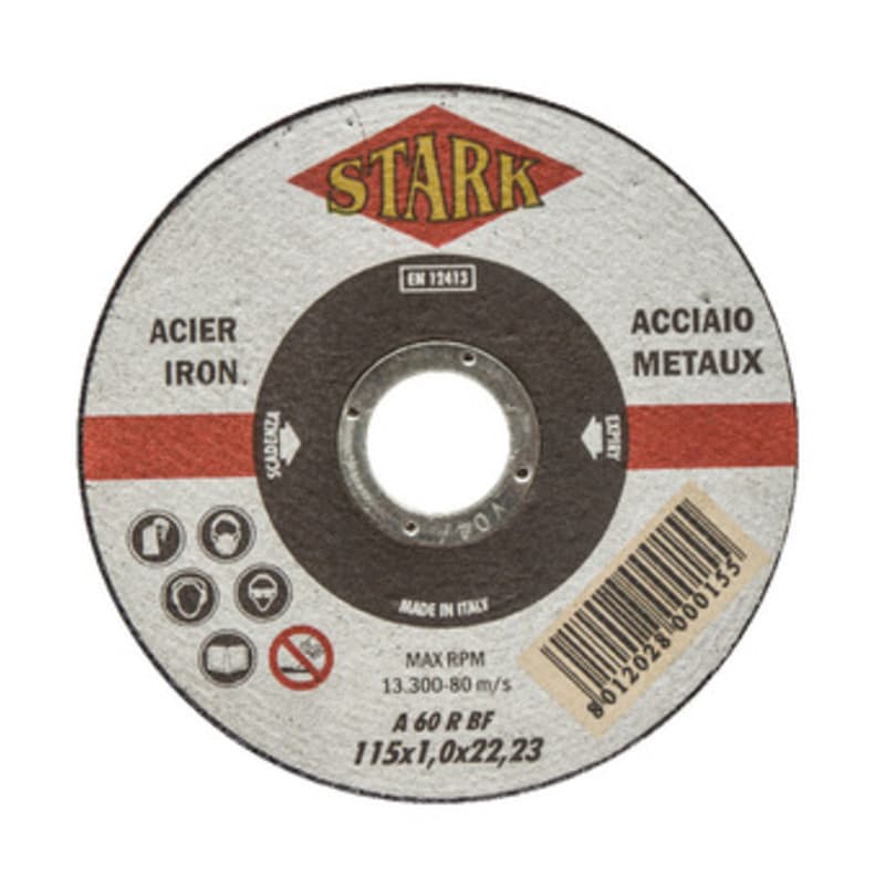 STARK DISCO P/FERRO D 115X1,0 MM- IMA- 50,0 pz - 2