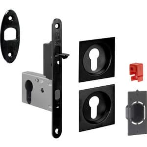 KIT PORTA SCORR NICCHIA QUADRA YALE EASY G500T NERO- 1,0 pz - 2