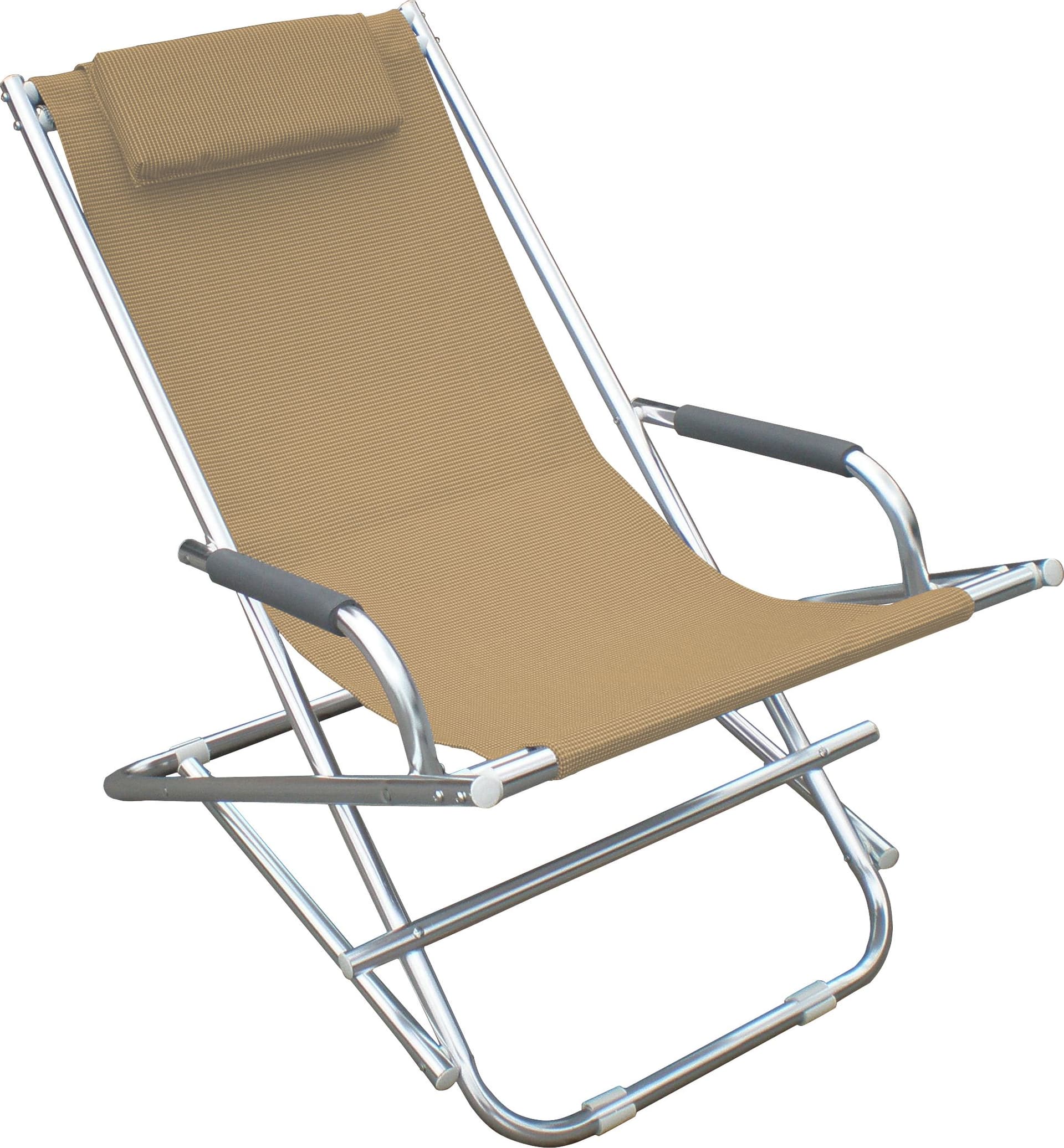 Sedia Sdraio Playa in Alluminio Tortora 2 Pezzi – Idroweb