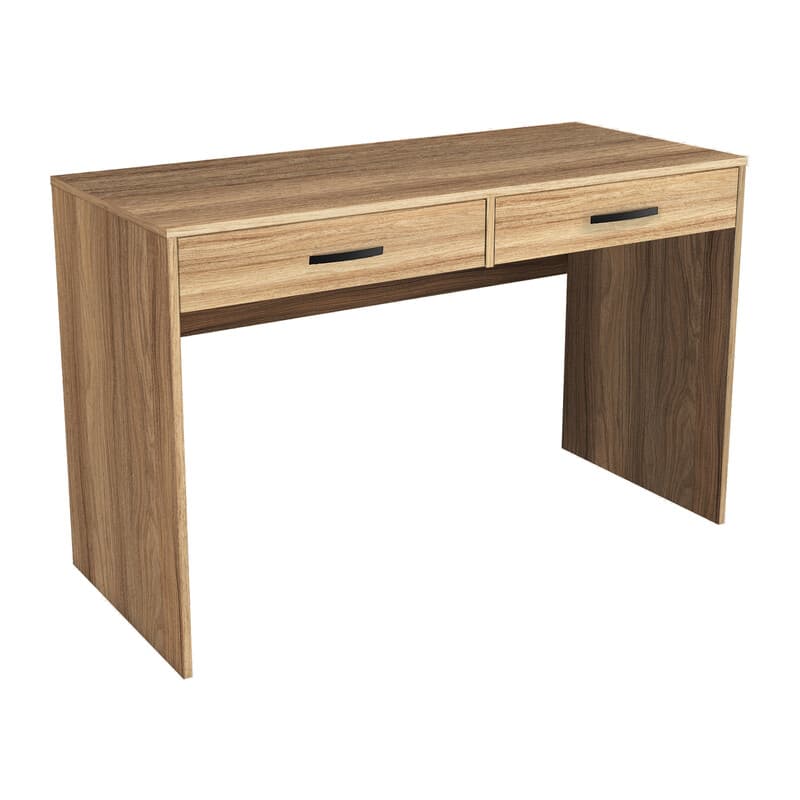 KIT SCRIVANIA 2 CASSETTI 117X50X73,5 CM ROVERE BARLY- 1,0 pz - 2