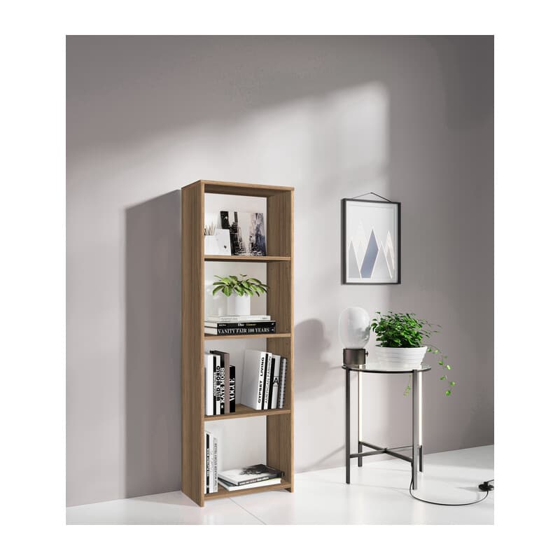 KIT LIBRERIA 3 RIPIANI 45X25XH138 CM ROVERE BARLY- 1,0 pz - 2