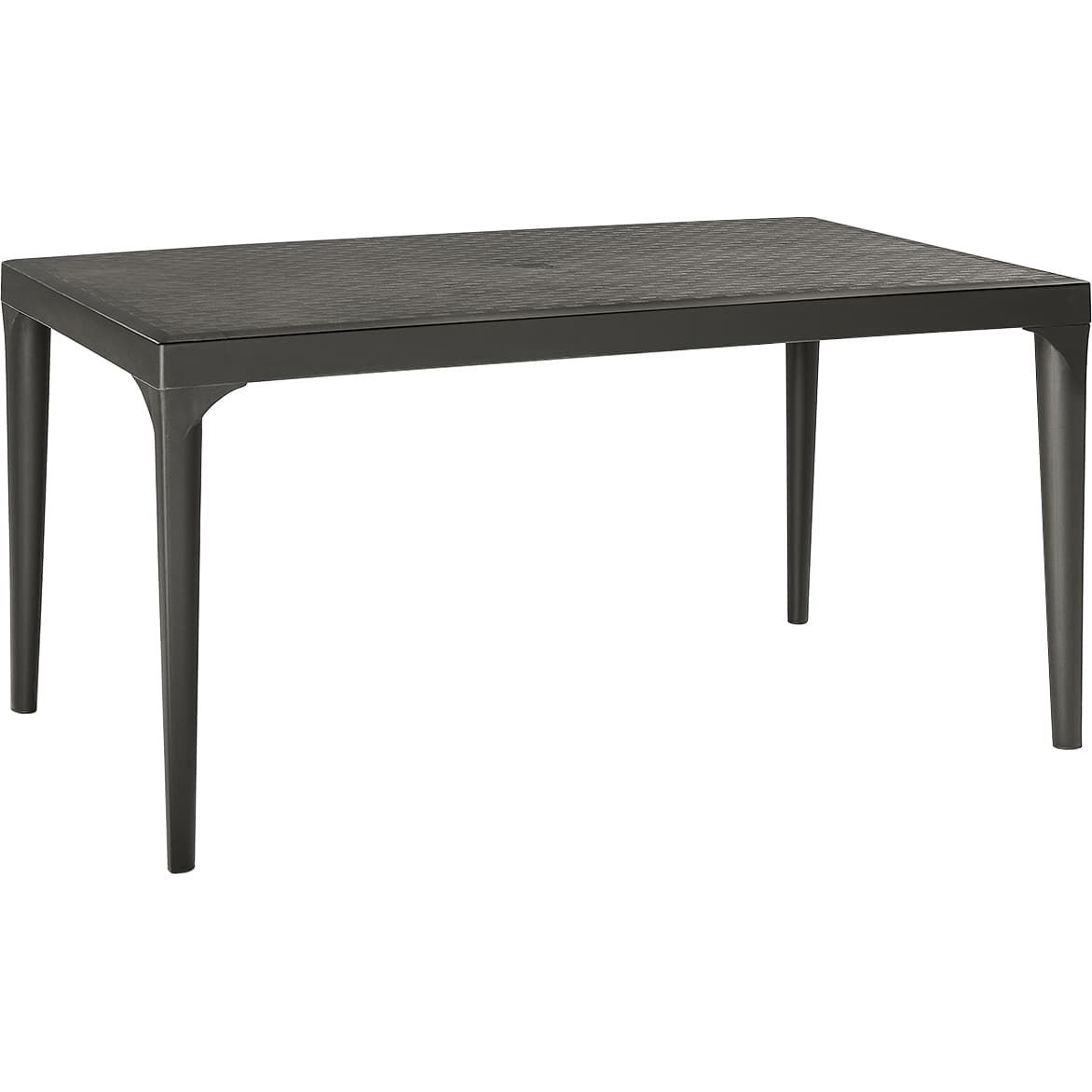 TAVOLO RESINA OSLO 150X90XH74 CM ANTRACITE- 1,0 pz - 2