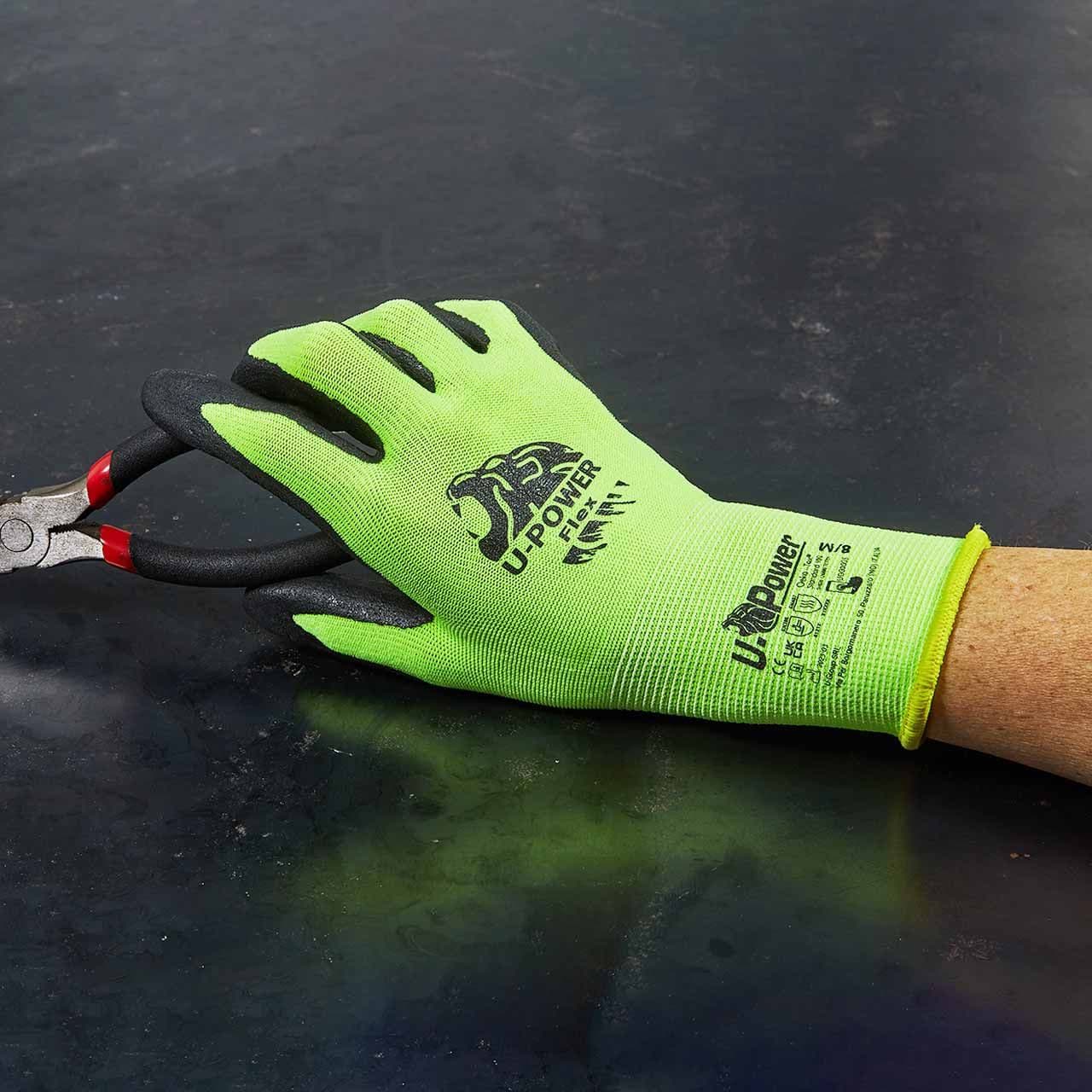 U-POWER GUANTI FLEX GIALLO TAGLIA  9- 12,0 paia - 3