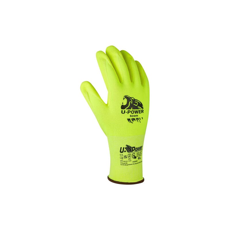 U-POWER GUANTI ICON GIALLO FLUO TAGLIA  9- 12,0 paia - 4