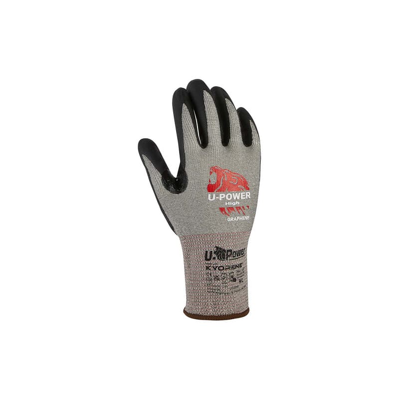 U-POWER GUANTI HIGH GRIGIO NERO TAGLIA 10- 12,0 paia - 4