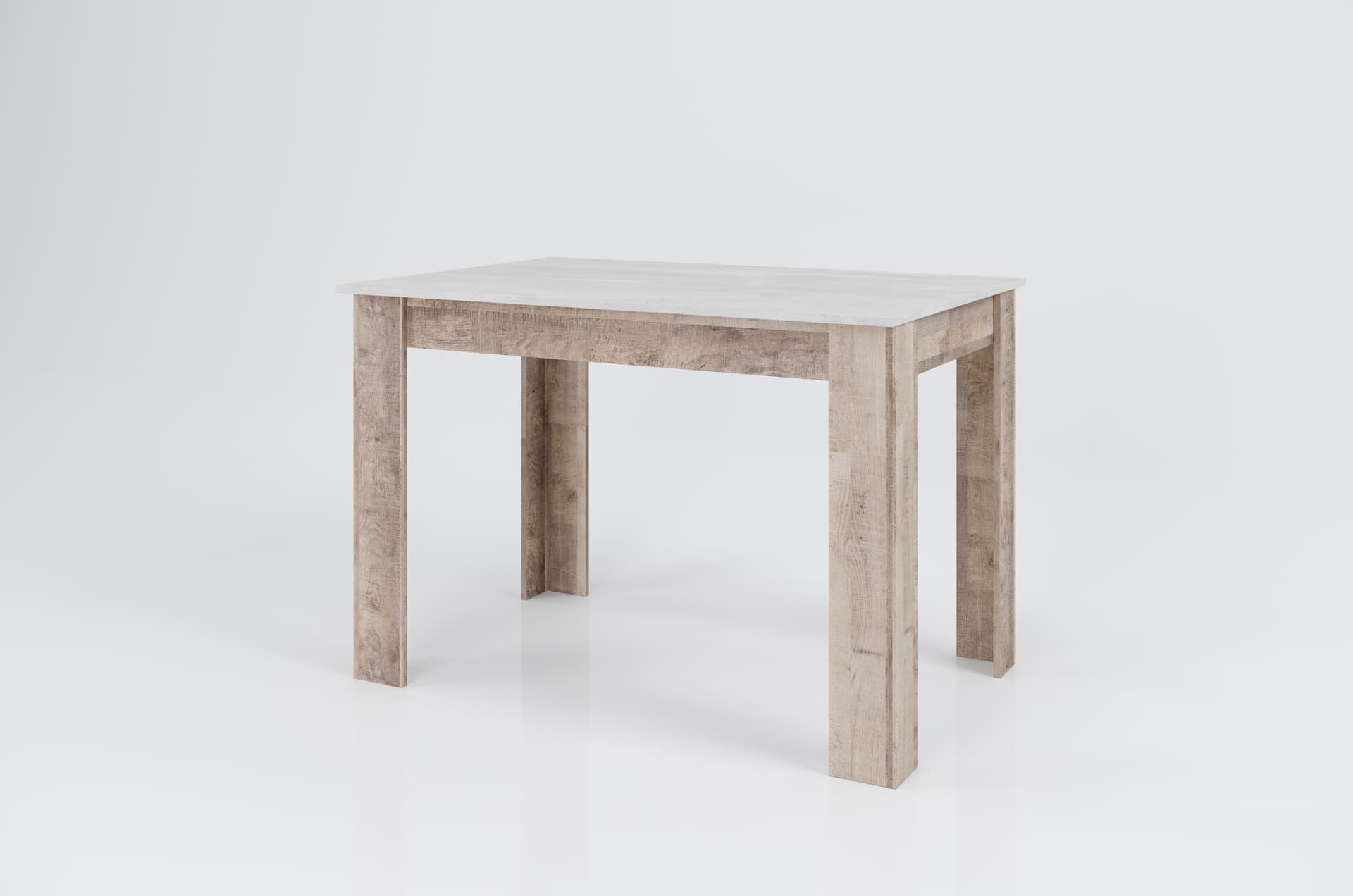 TAVOLO SOCHEF 110X80 CM ROVERE SABBIATO/GRIGIO- 1,0 pz - 2