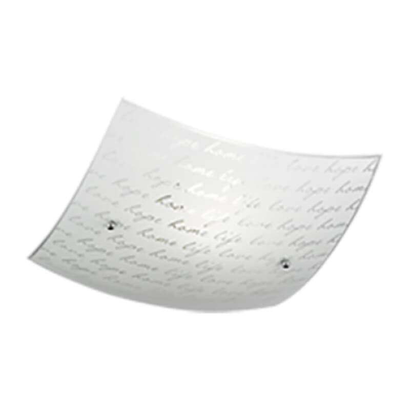 PLAFONIERA SIGNA DECORO FIRMA E27 30X30 CM- 1,0 pz - 2
