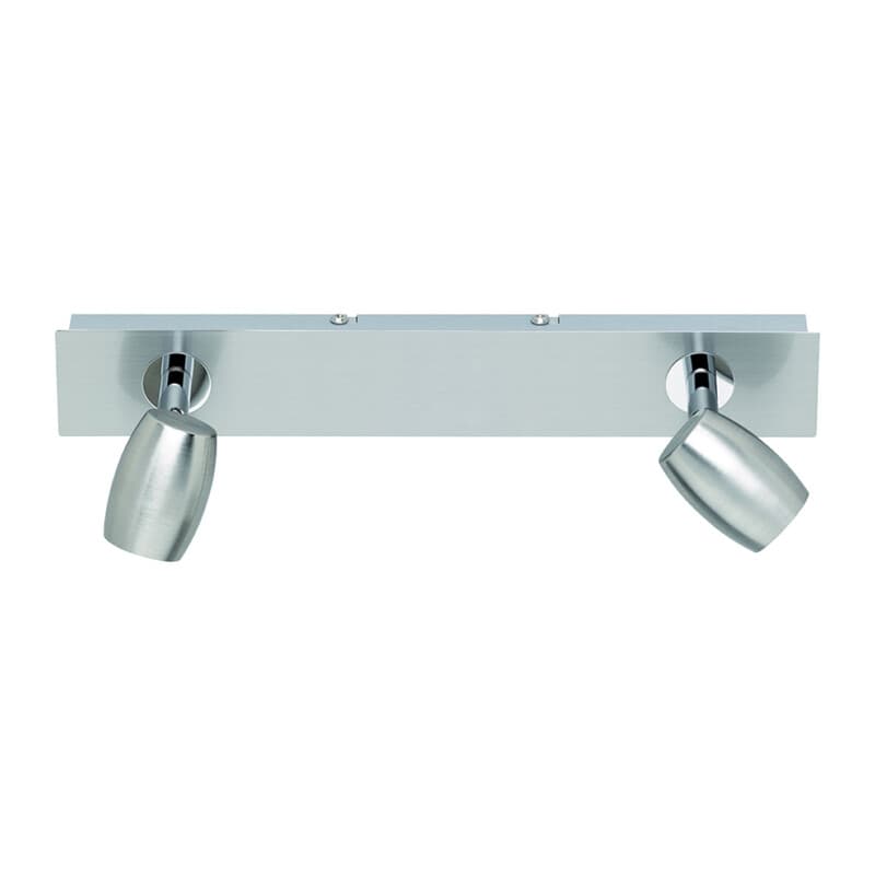 FARETTO DA PARETE MICHAEL 1 LUCE GU10 ACCIAIO SAT.- 1,0 pz - 2