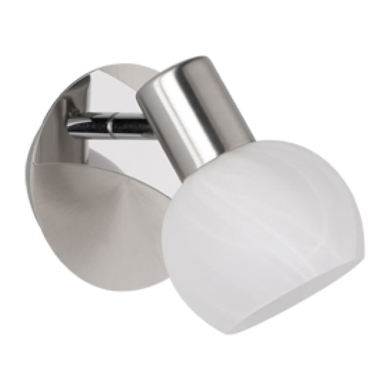 FARETTO DA PARETE ANTIBES E14 CROMO/VETRO- 1,0 pz - 2