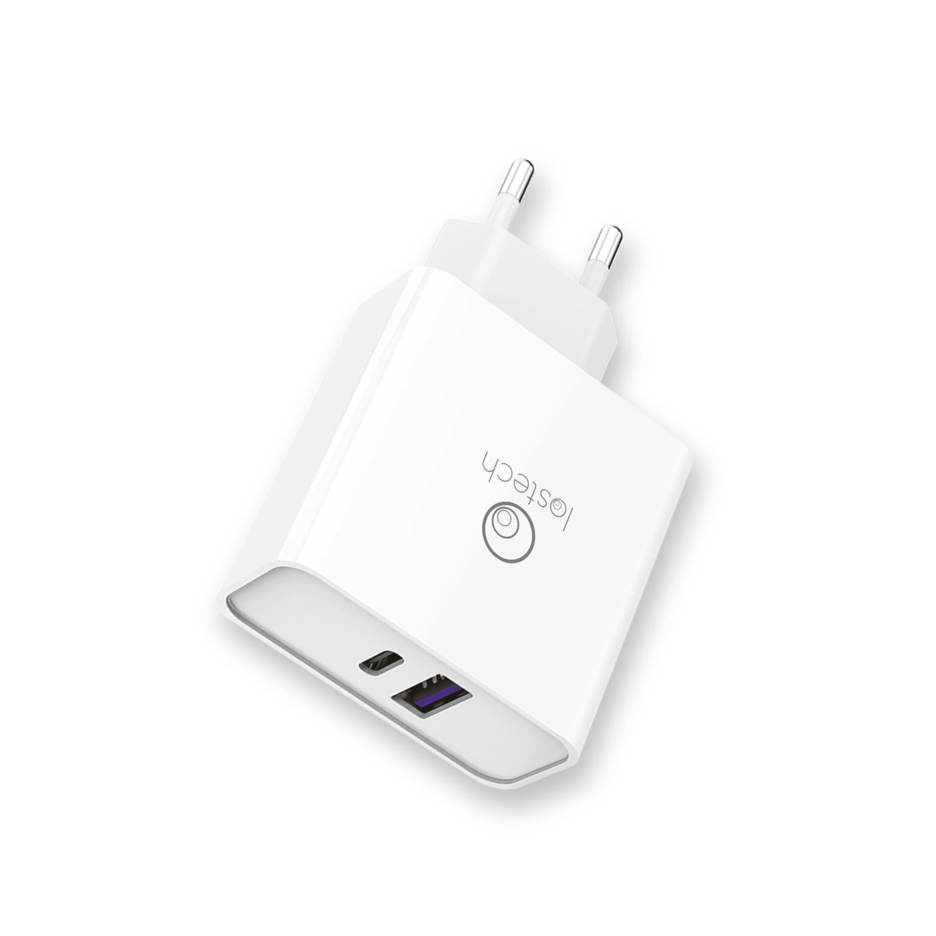 CARICATORE RAPIDO 60W LOSTECH LS-Z64 CON PRESE USB-A E USB-C - 2