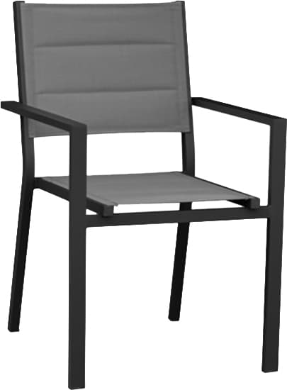 POLTRONA STRETCH IN ALLUMINIO ANTRACITE- 1,0 pz - 2