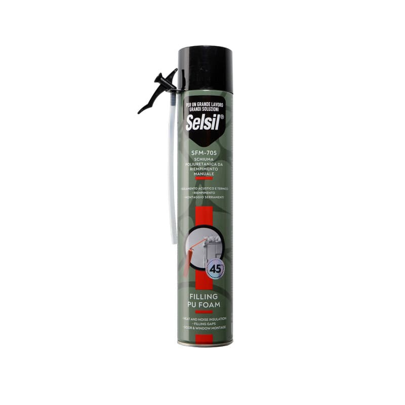 SELSIL SCHIUMA POLIURET UNIVERS MANUALE 750 ML- 12,0 pz - 2