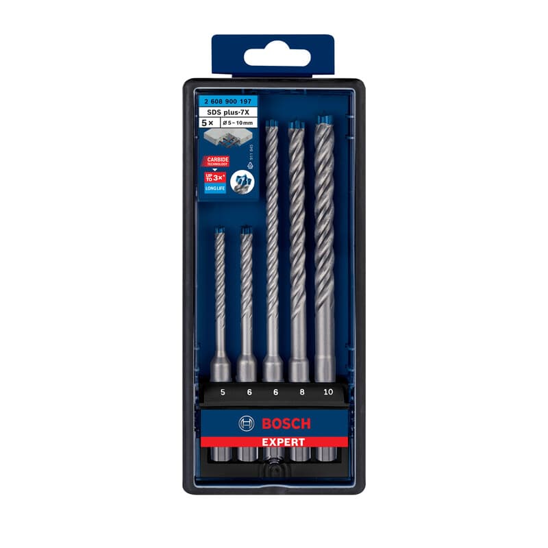 Bosch a Set 5 Punte Robust Line SDS Plus 7 x - 2