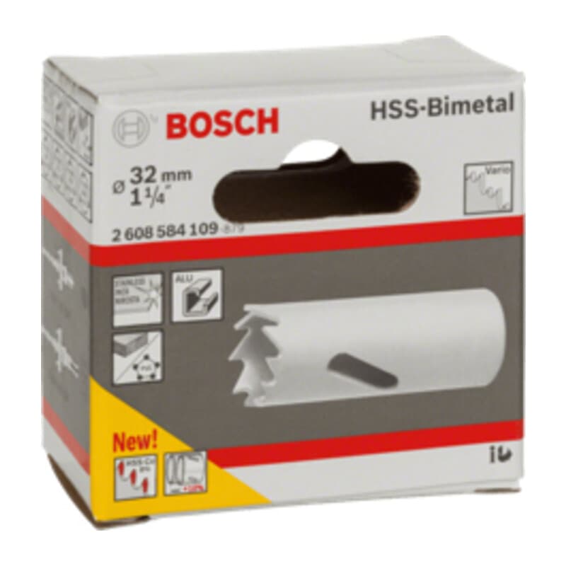 BOSCH-A SEGA A TAZZA BIMETALLICA HSS D  32- 1,0 pz - 2