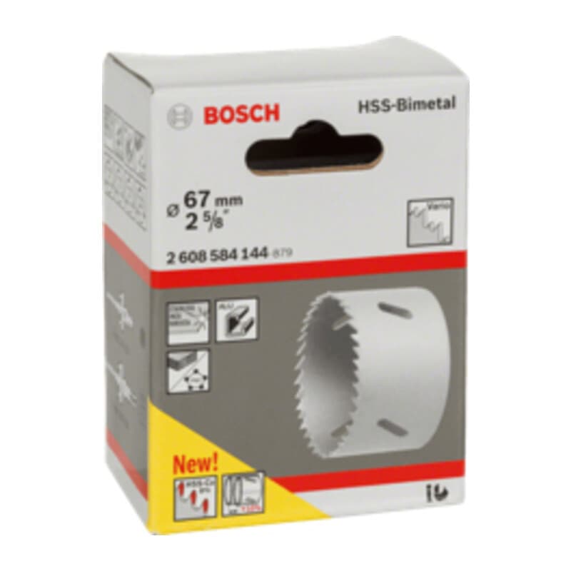 BOSCH-A SEGA A TAZZA BIMETALLICA HSS D  67- 1,0 pz - 2