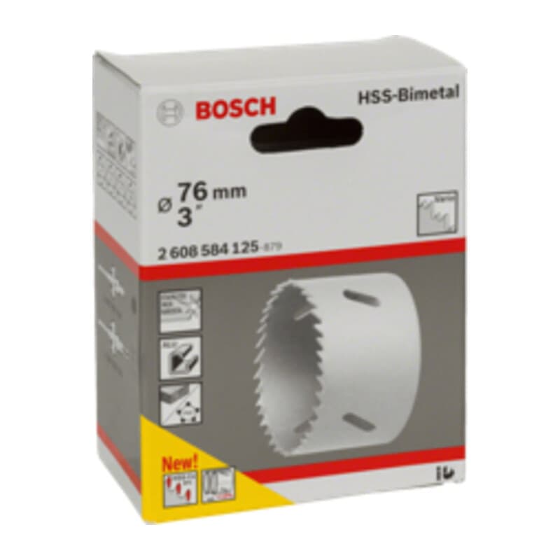 BOSCH-A SEGA A TAZZA BIMETALLICA HSS D  76- 1,0 pz - 2