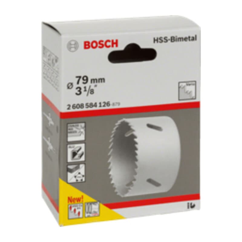 BOSCH-A SEGA A TAZZA BIMETALLICA HSS D  79- 1,0 pz - 2