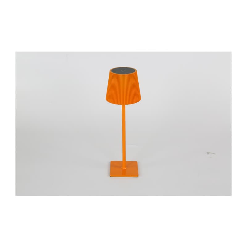 LAMPADA DA TAVOLO LED RICARICABLILE ARANCIO- 1,0 pz - 2