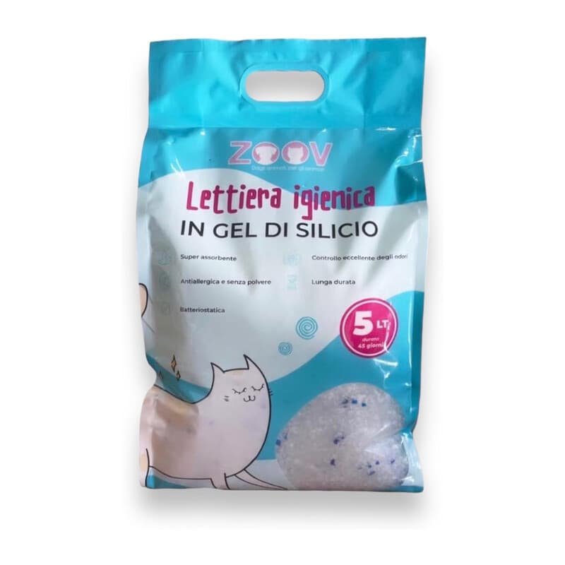 Lettiera Gatto in Silicio Naturale 5 l - 2