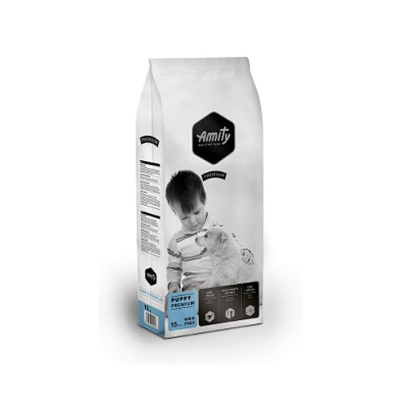 CIBO CANE AMITY 15 KG PUPPY POLLO E CEREALI- 1,0 pz - 2