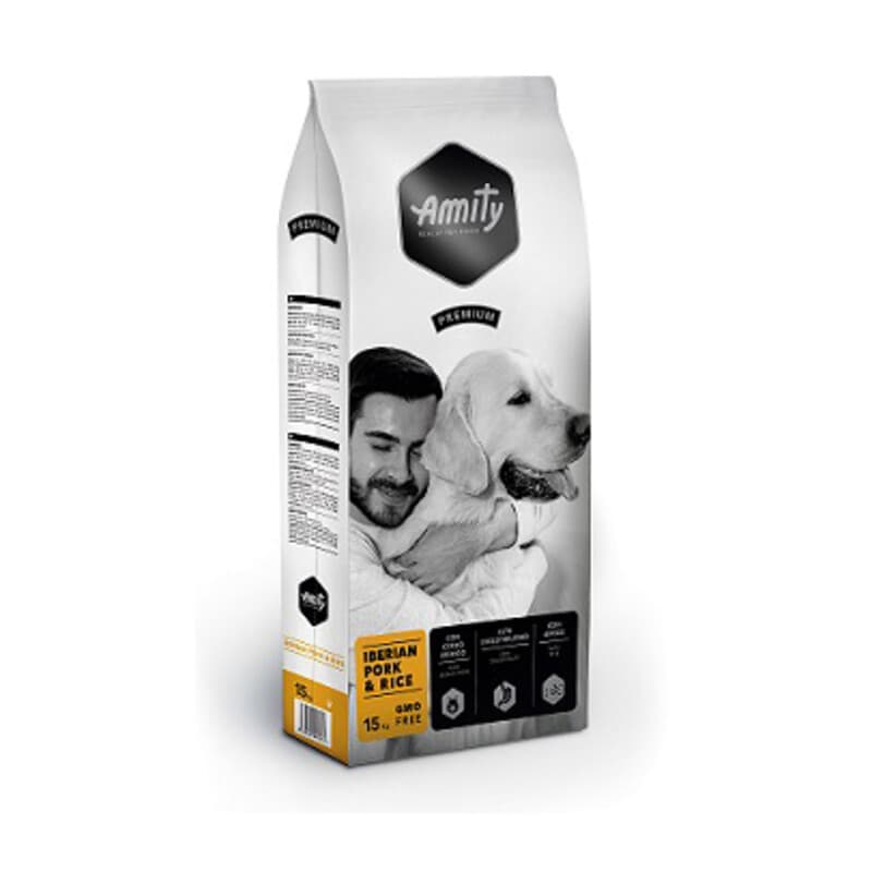 CIBO CANE AMITY 15 KG ADULT IBERIAN PORK  RICE- 1,0 pz - 2