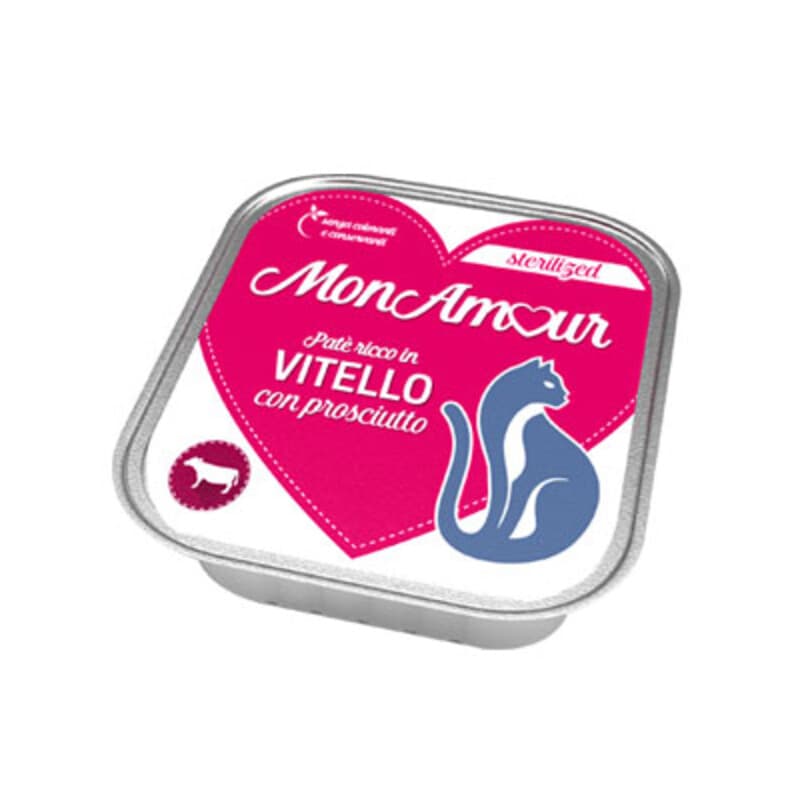 CIBO GATTO MONAMOUR 100 G STERILIZED VITEL PROSC- 34,0 pz - 2