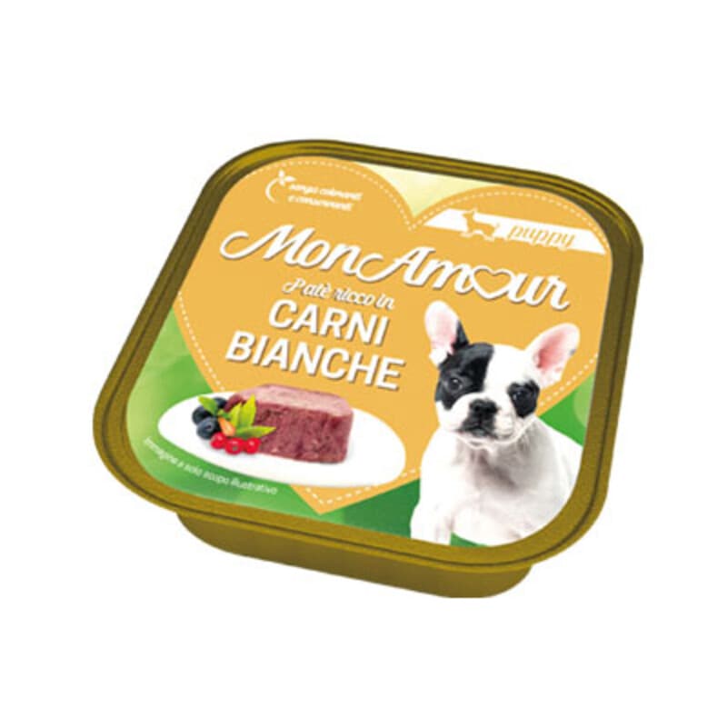 CIBO CANE MONAMOUR 150 G PUPPY CARNI BIANCHE- 22,0 pz - 2