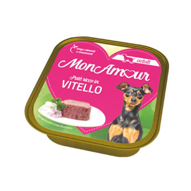CIBO CANE MONAMOUR 150 G VITELLO- 22,0 pz - 2
