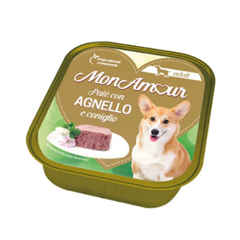 Cibo Cane Monamour 300 g Agnello e Coniglio 18 Pezzi - 2