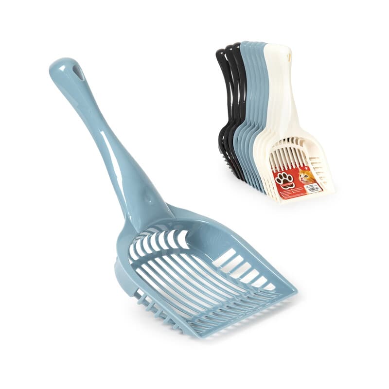 Paletta per Lettiera Bianco Azzurro Antracite 12 Pezzi - 2