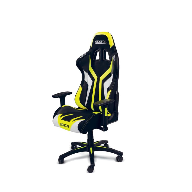 SPARCO POLTRONA UFFICIO TORINO NERO GIALLO FLUO- 1,0 pz - 2