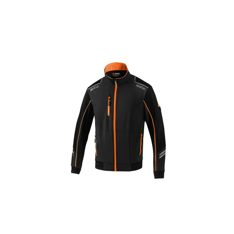 SPARCO GIUBBINO AUSTIN BLACK ORANGE TG L- 1,0 pz - 2