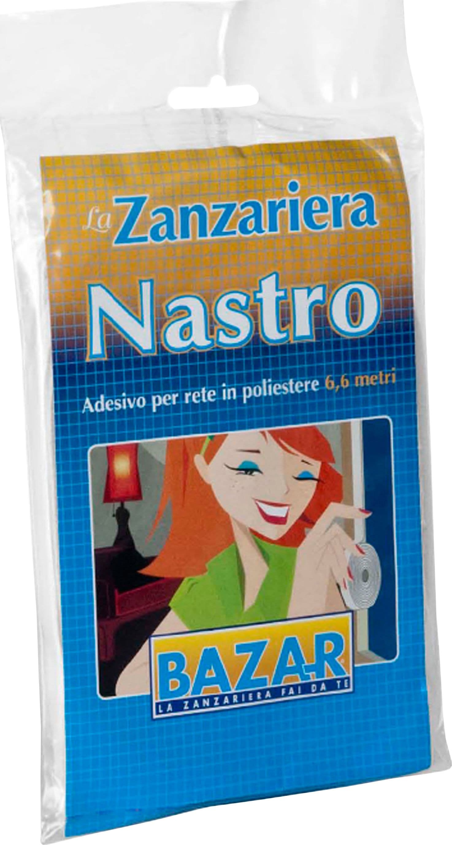 Nastro Adesivo Zanzariera Poliestere Rot 6,5 m Bia 10,0 Rotoli - 2