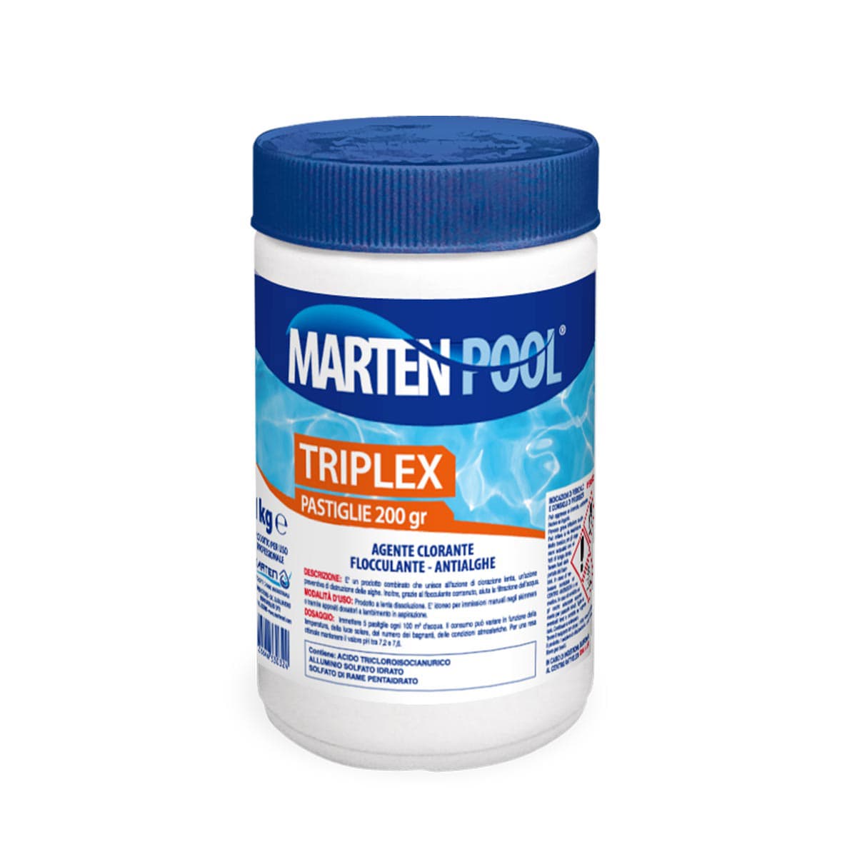 CLORO PER PISCINE 3 AZIONI PASTIGLIE 200 G CF 1 KG- 1,0 pz - 2