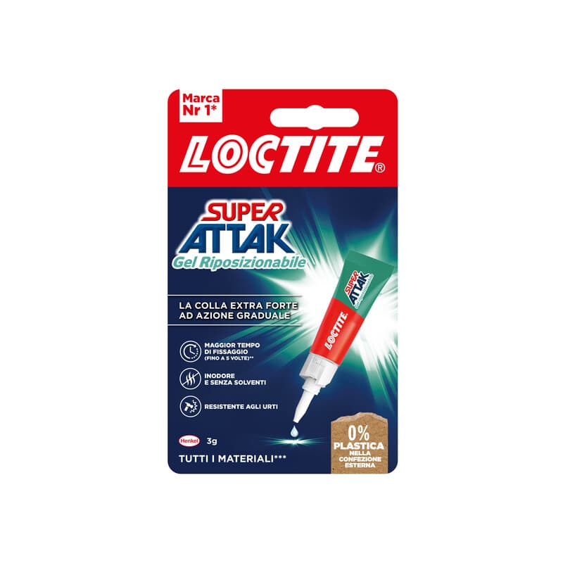 ADESIVO SUPER ATTAK GEL RIPOSIZ. 3 G PALBOX72PZ- 72,0 pz - 2