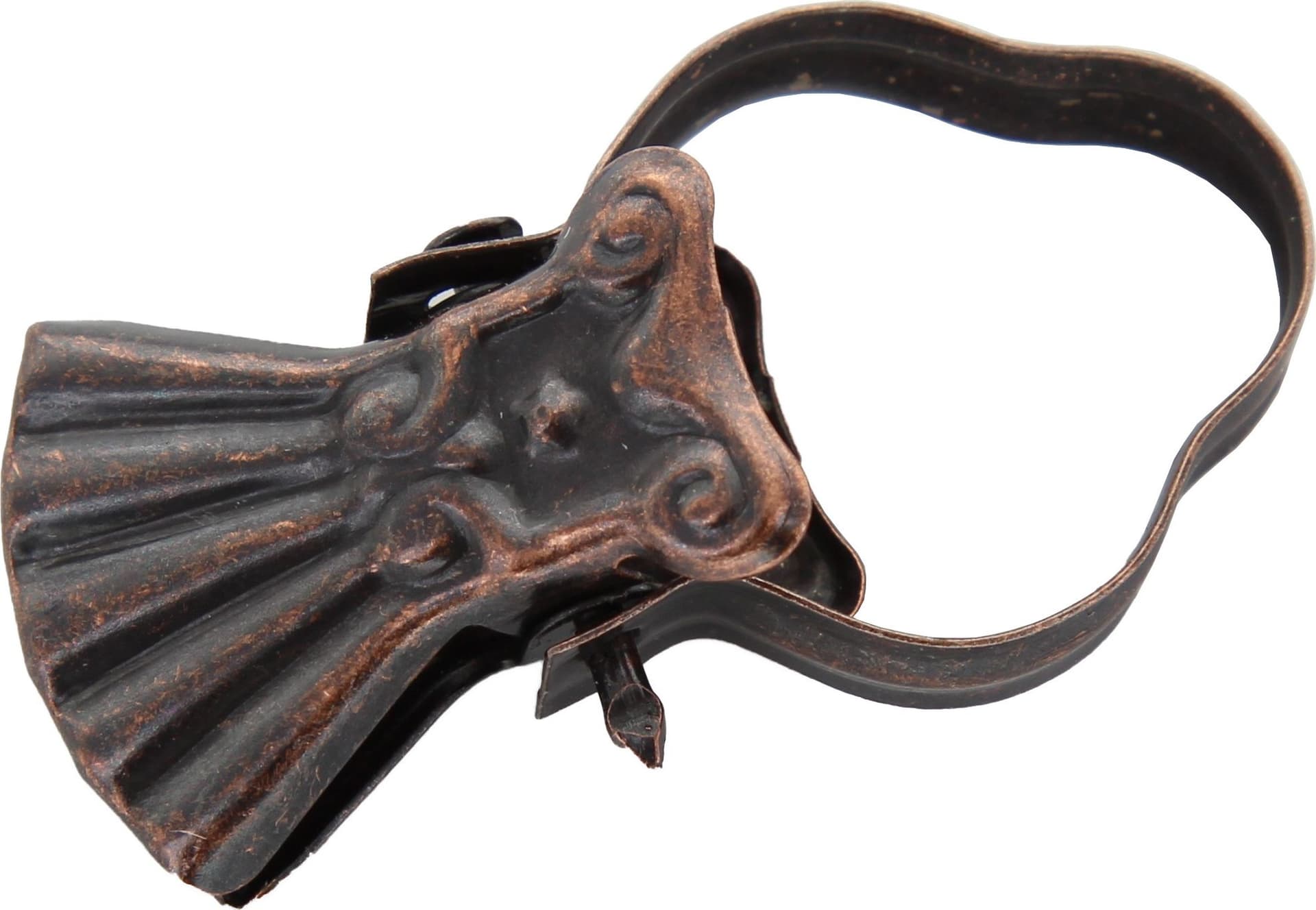 Pinza per Tende con Arco Bronzate Sc 5 Confezioni da 10 Pezzi - 2