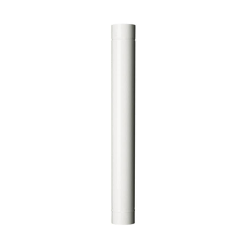 Tubo per Stufa H 100 cm Ø 15 cm Bianco 6 Pezzi - 2