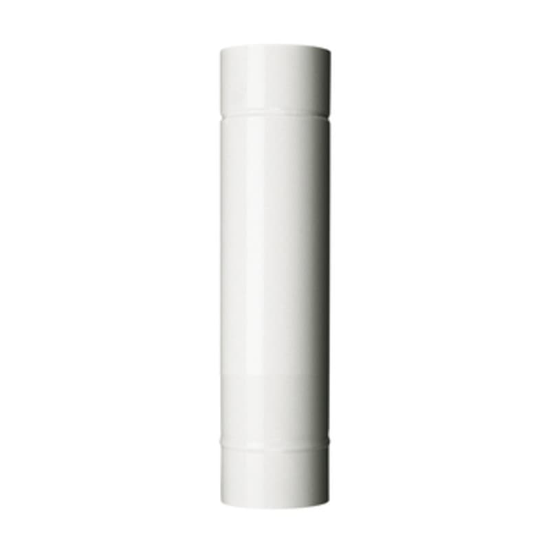 Tubo per Stufa H 50 cm Ø 12 cm Bianco 12 Pezzi - 2
