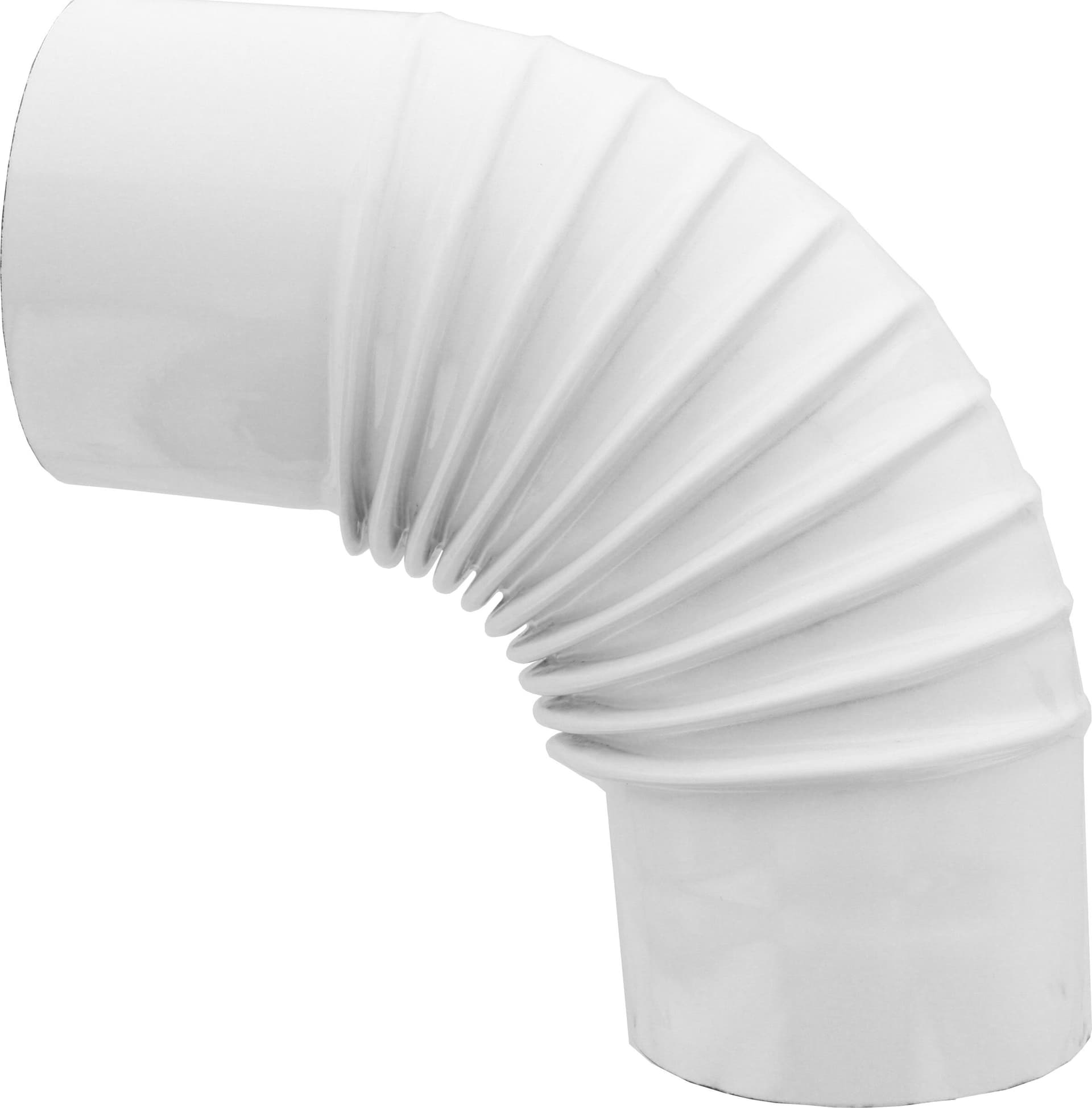 Stufa 90 Ø 9 cm Bianco Gomito – Idroweb