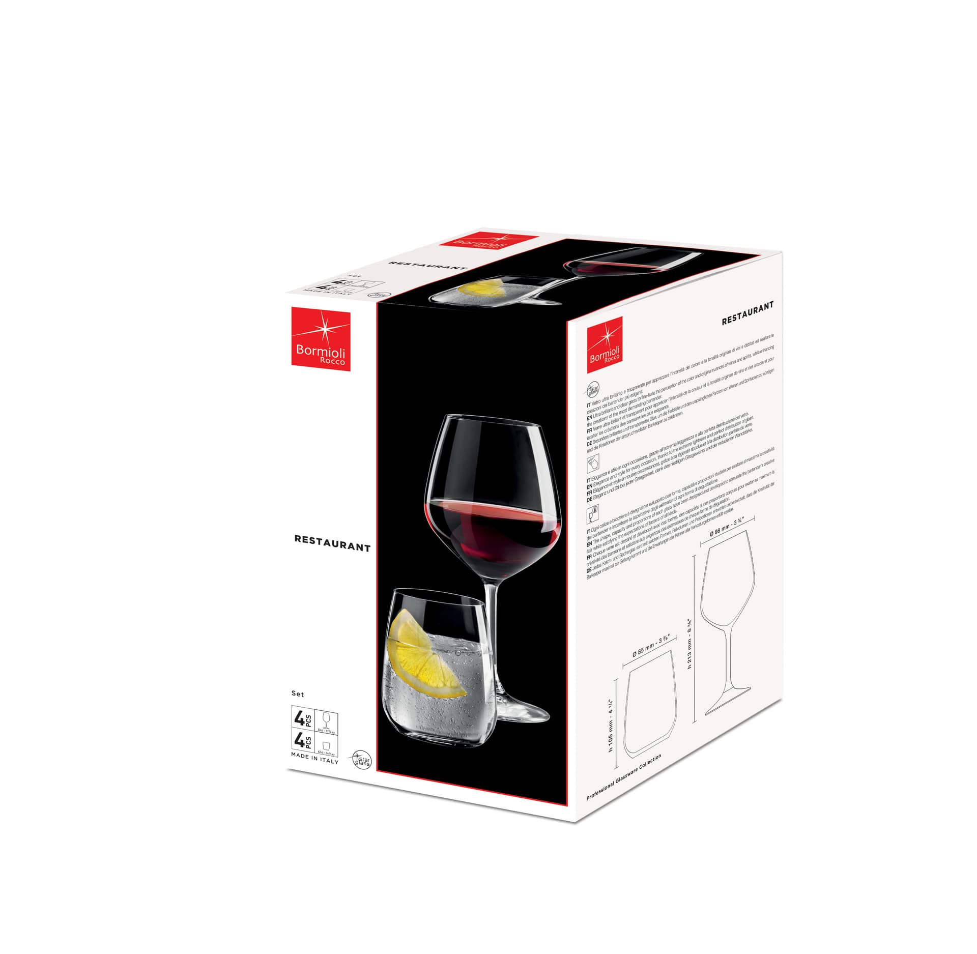 Calice Vino 53CL e Bicchiere 43CL PZ.4 e 4 - 2