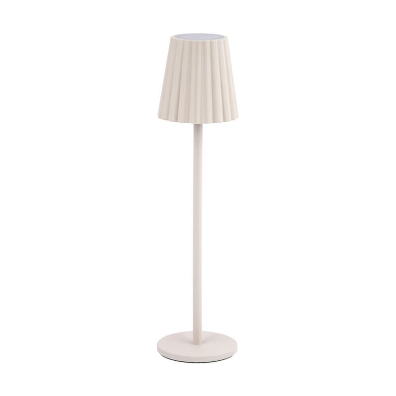 Lampada LED Ricaricabile da Tavolo Minu Beige 12 Pezzi - 2