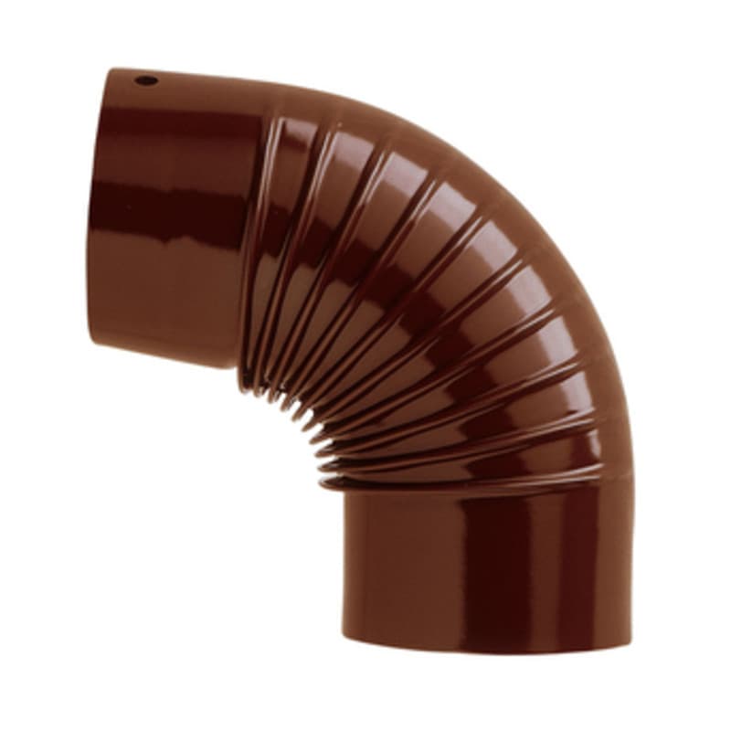 Stufa 90 Ø 14 cm Marrone Gomito - 2