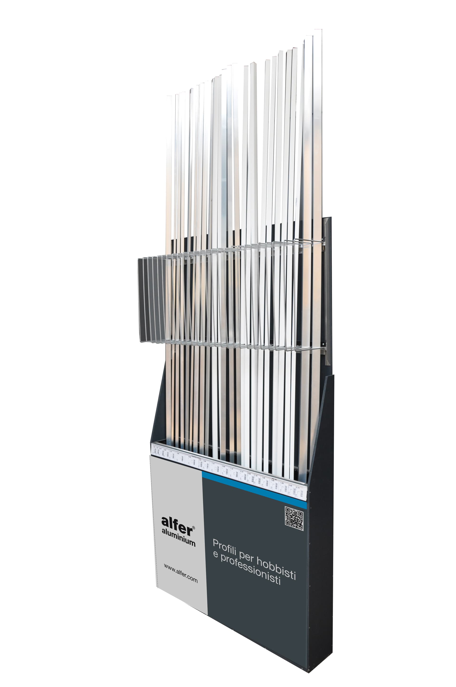 Espositore Profili All.h 100 x 200 cm Posti 50 Vuoto Arcansas - 2