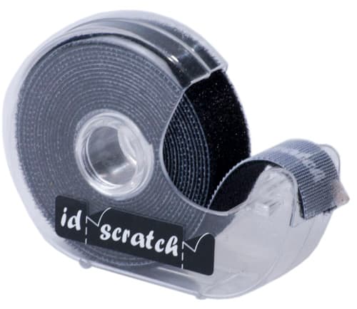 Nastro Velcro Strong M 2 x 25 mm Nero 3P Design 10 Pezzi - 2