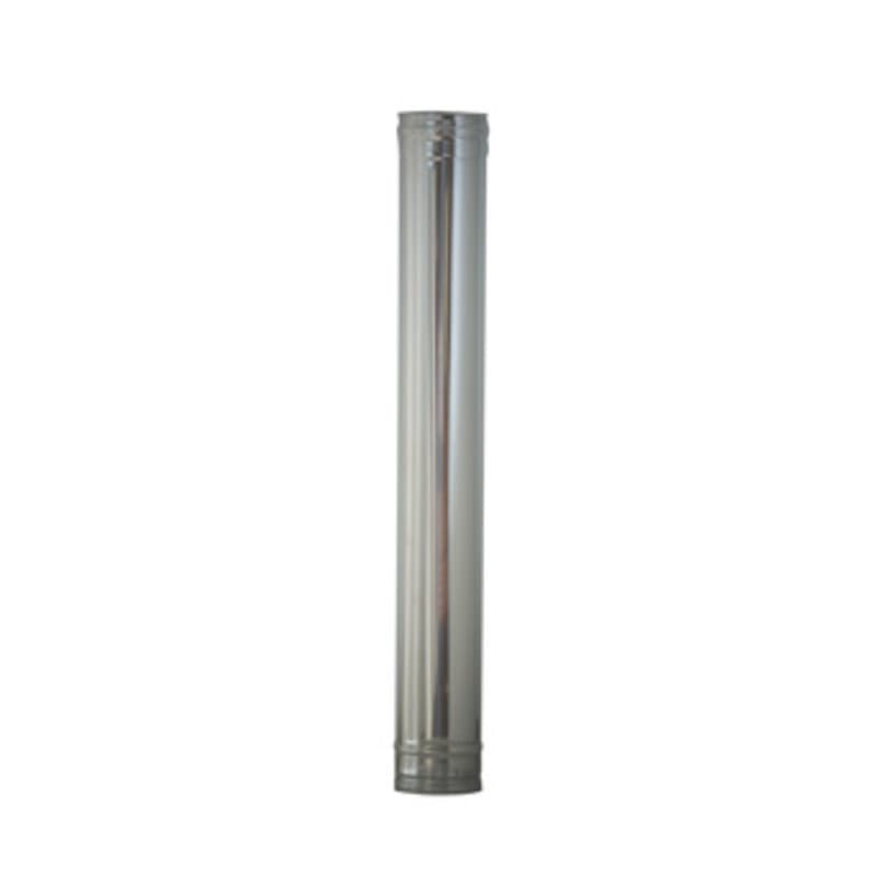 Tubo INOX AISI 304 H 100 cm Ø 12 cm 9 Pezzi - 2