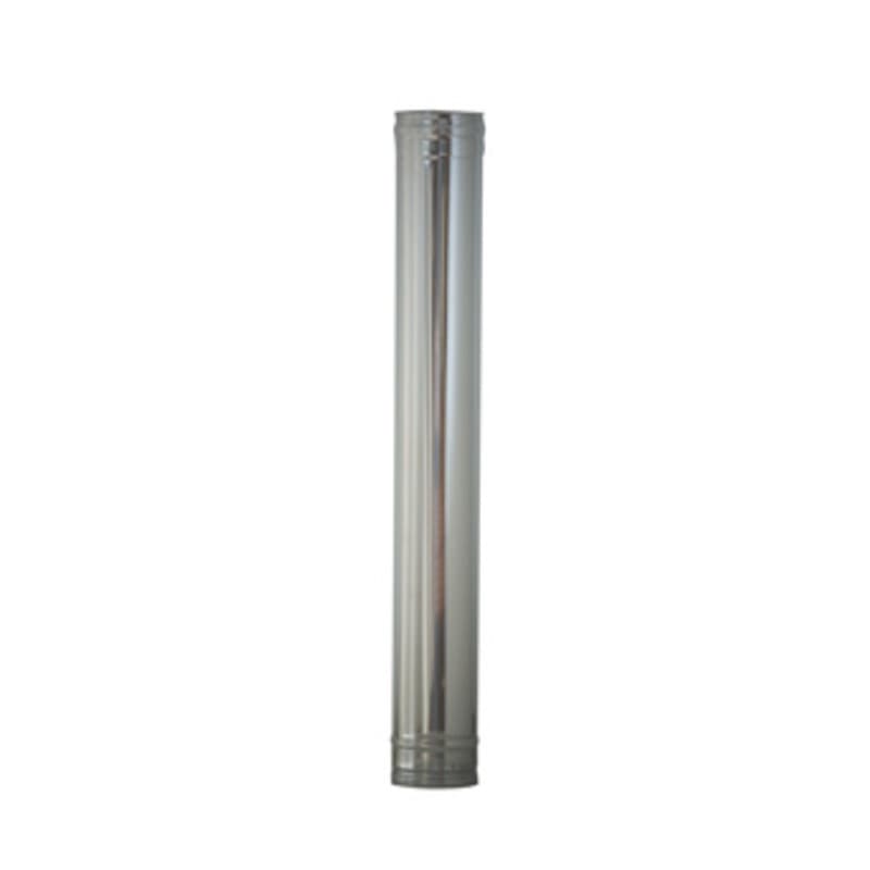 Tubo INOX AISI 304 H 100 cm Ø 15 cm 4 Pezzi - 2