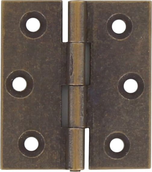 Cerniera Fresata Piana Ottone Bro 40 x 35 mm Mariva 6,0 Blister Bl 2 Pezzi - 2